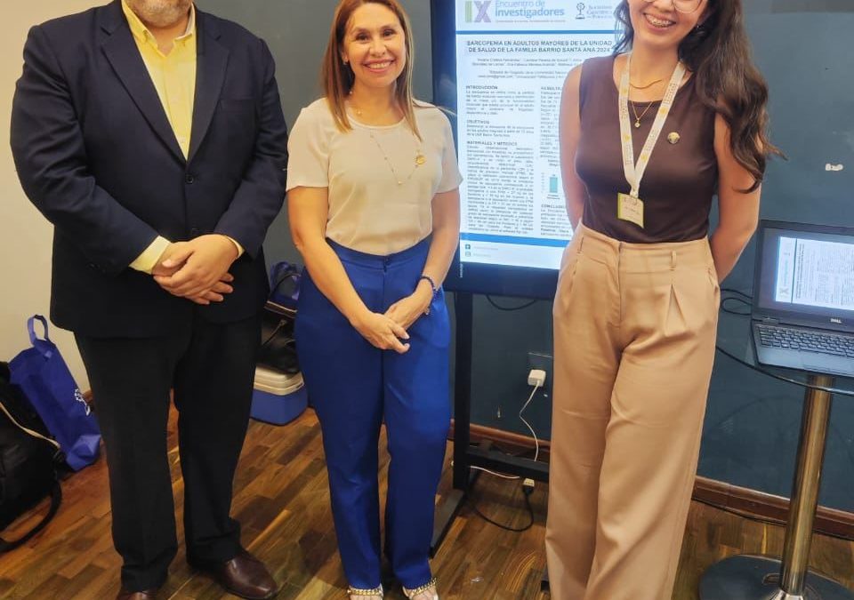 Investigadores de la Escuela de Posgrado presentan estudio sobre sarcopenia en adultos mayores en el IX Encuentro de Investigadores